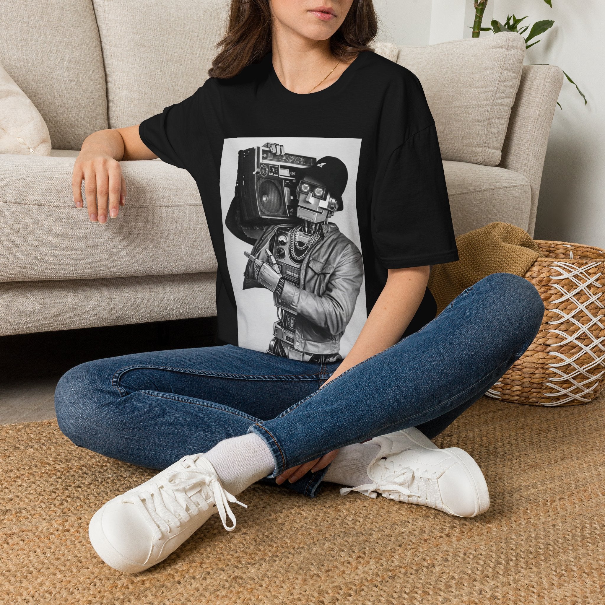Future Funk (Black) — Retro Rap Inspired Tee