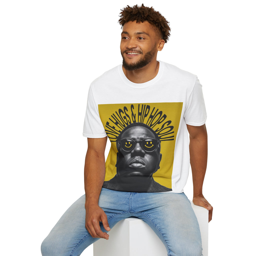 Love Hugs & Hip Hop Soul - 90s Retro Hip Hop T-Shirt