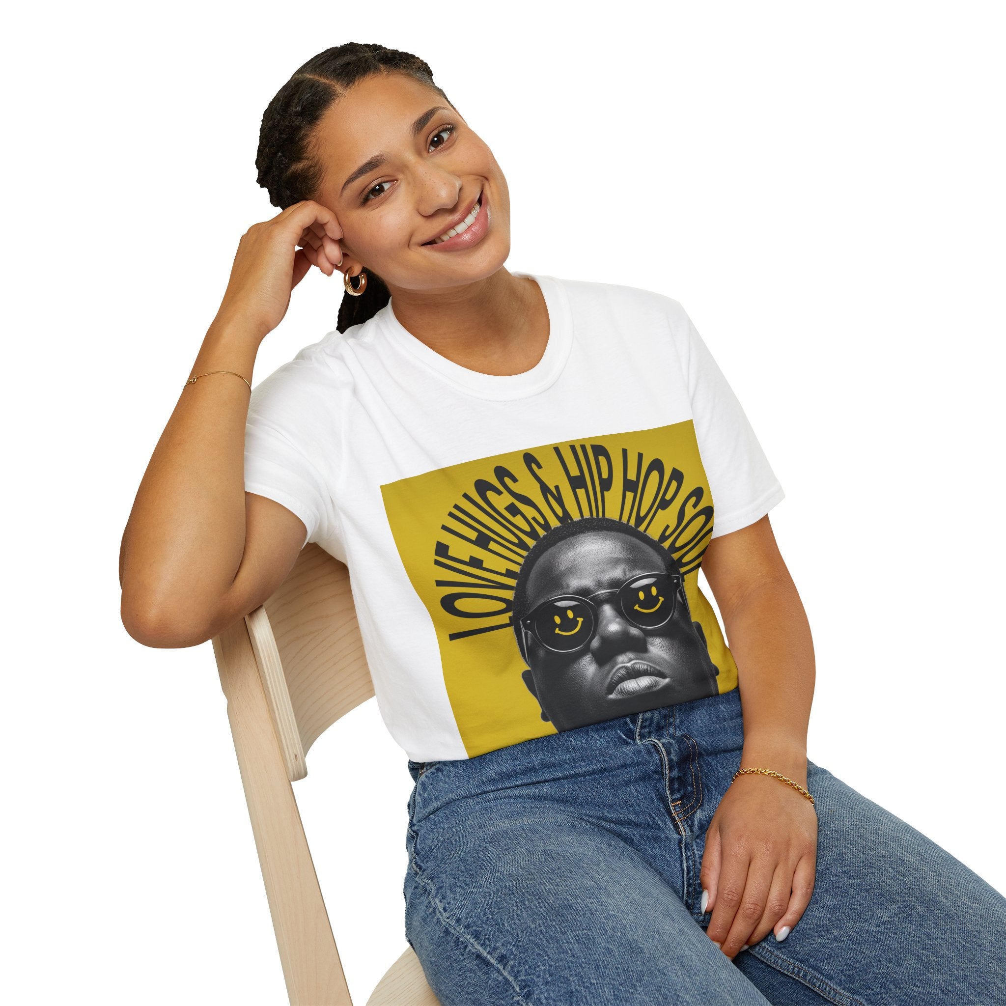 Love Hugs & Hip Hop Soul - 90s Retro Hip Hop T-Shirt