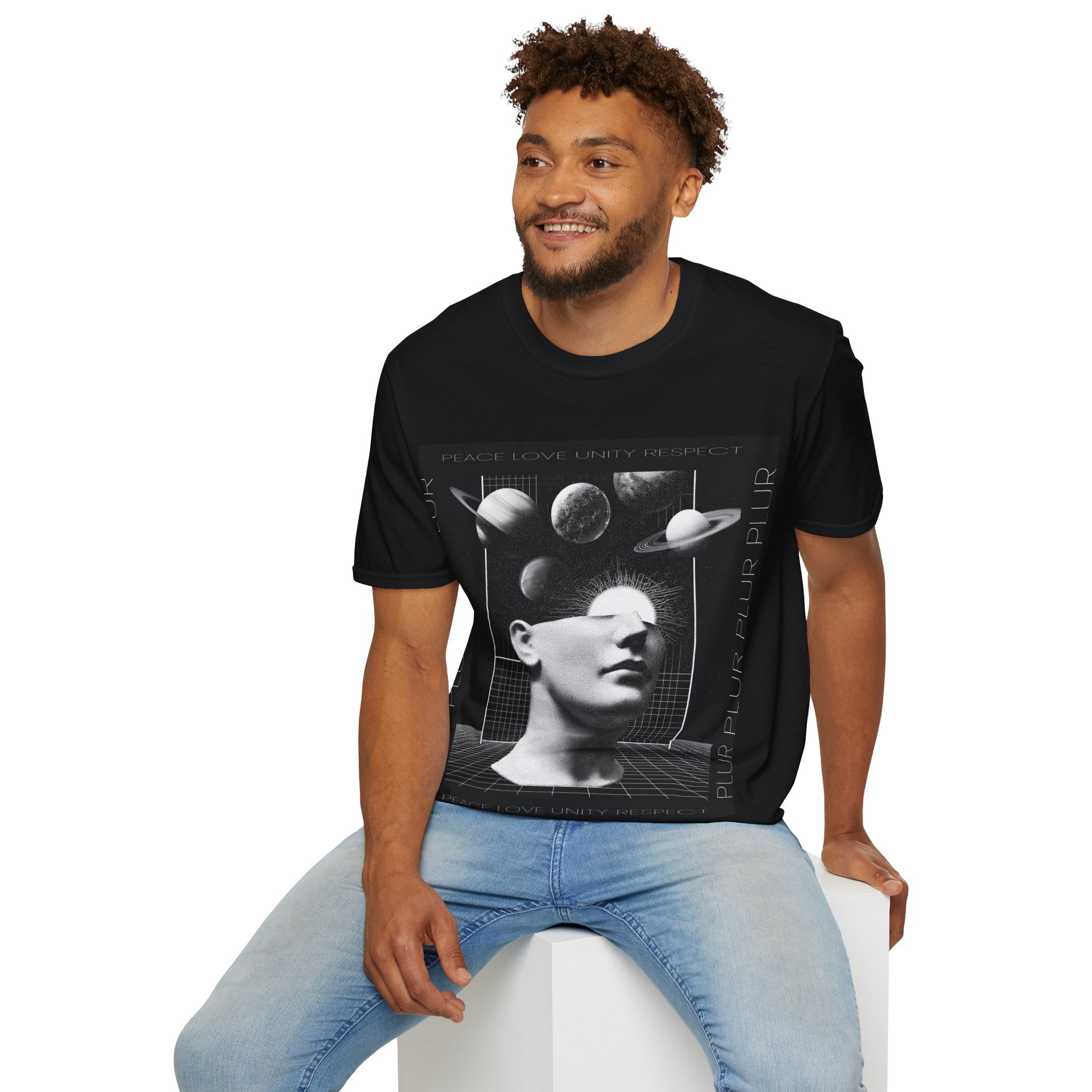 PLUR — 90s Retro Rave Tee (Large Print)