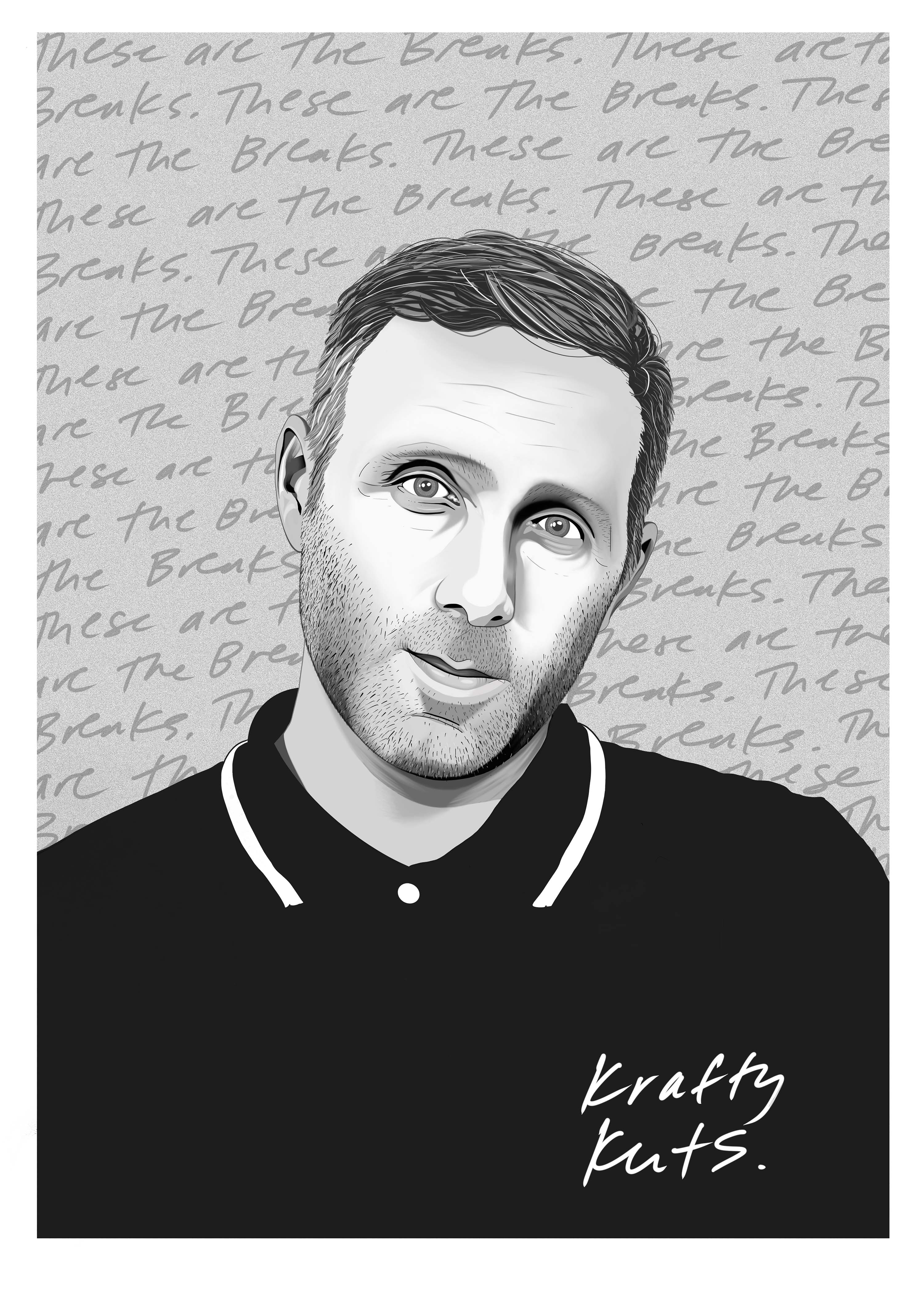 'Krafty Kuts - These are the Breaks'. Limited Edition Print of 150.