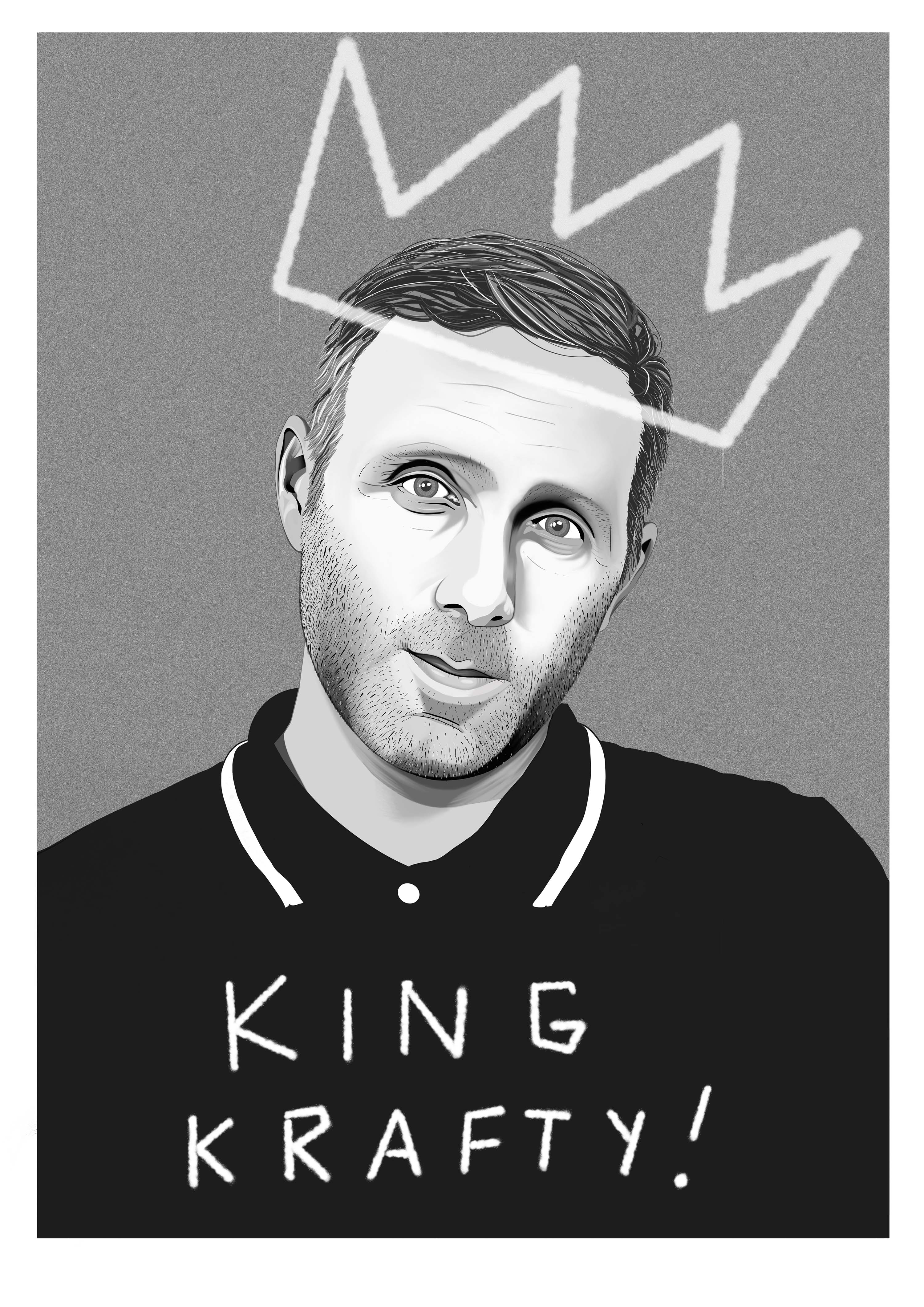 'Krafty Kuts - King Krafty'. Limited Edition Print of 150.