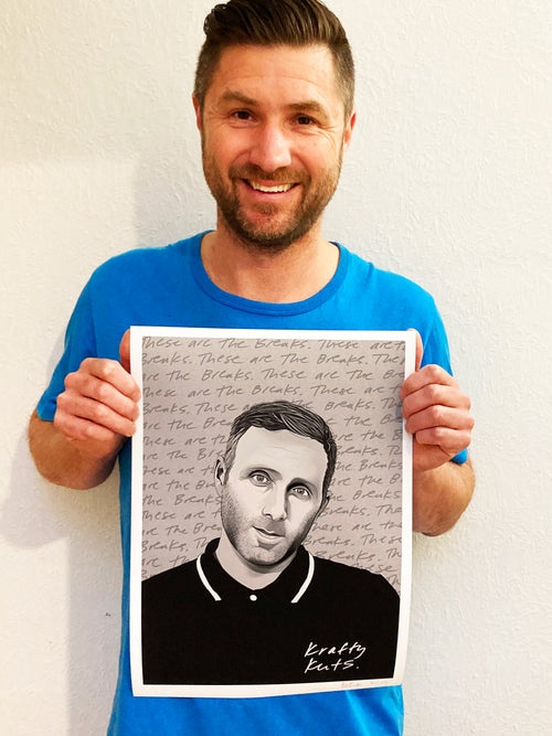 'Krafty Kuts - These are the Breaks'. Limited Edition Print of 150.